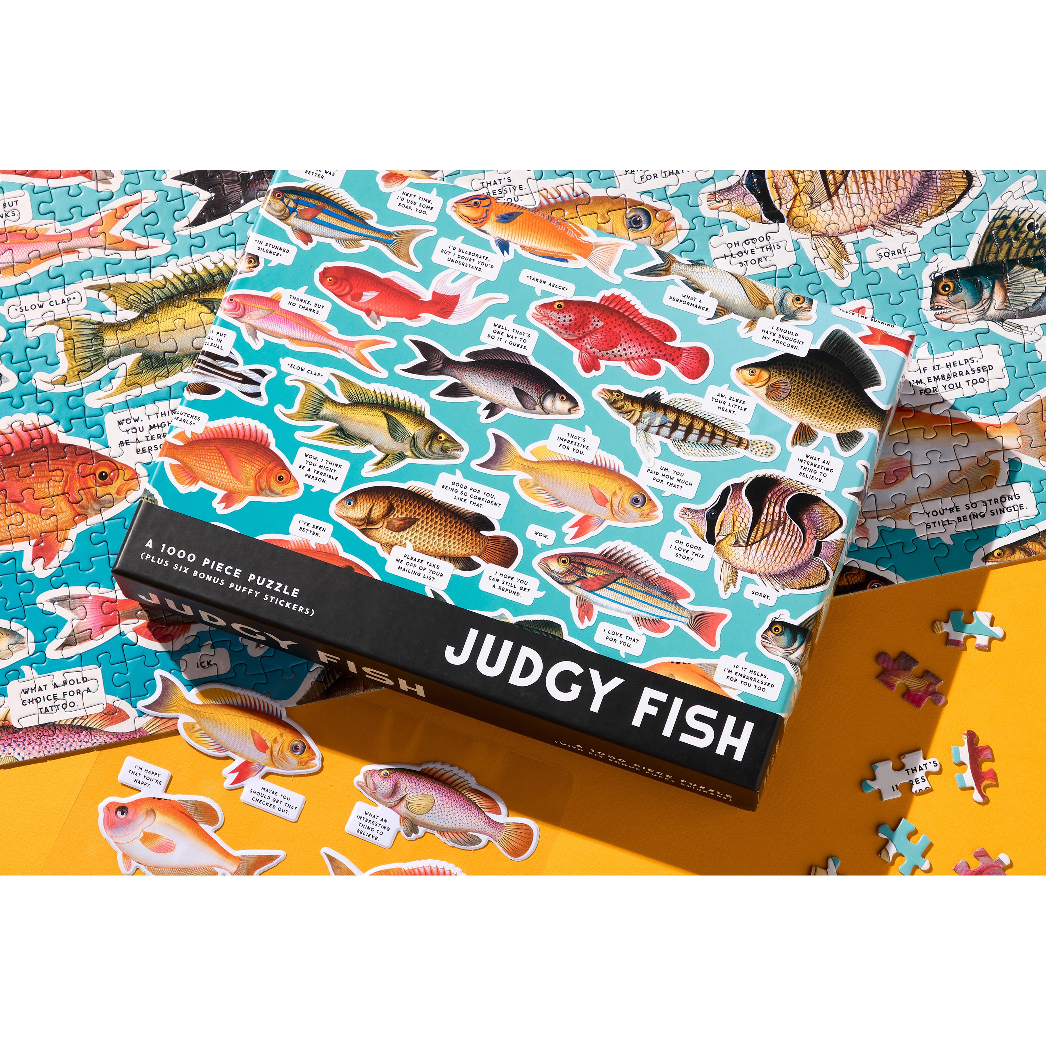 Judgy Fish 1000 Piece Puzzle - 2