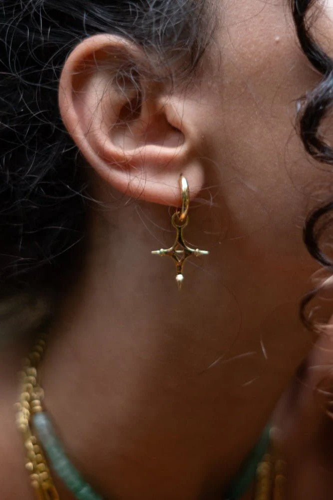 KYOTI Turag Hoops - Gold - Magpie Style