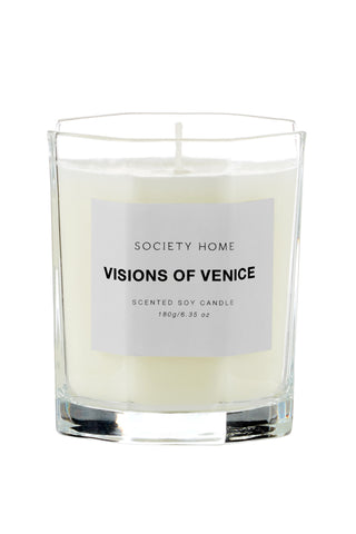 SOCIETY HOME - Visions of Venice Scented Soy Candle 180g