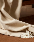 Mosman Merino Wool Throw - Oyster - view 3