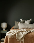 Mosman Merino Wool Throw - Oyster - view 4