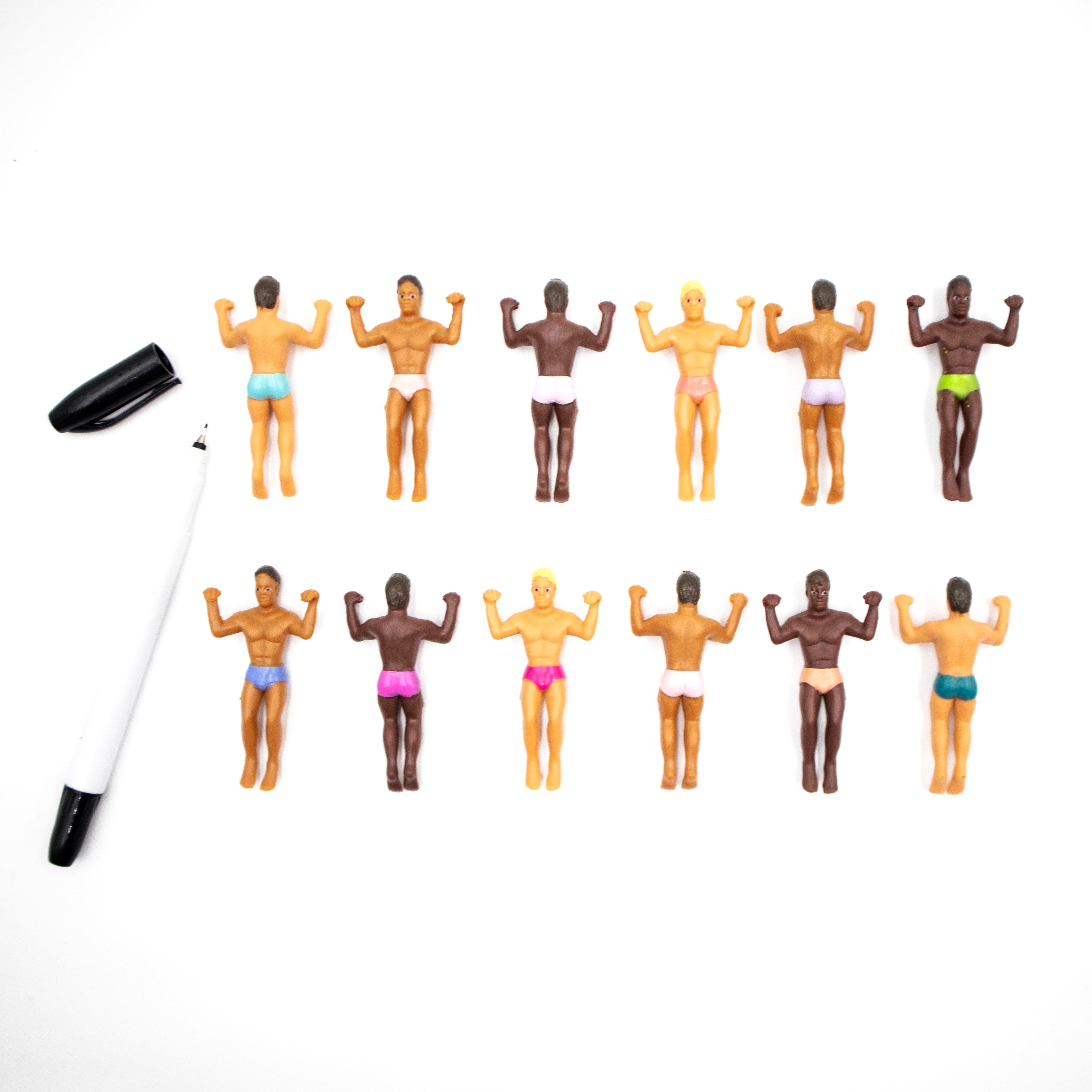 Hunky Buddies Party Pack Drink Markers - Set of 12 - 3