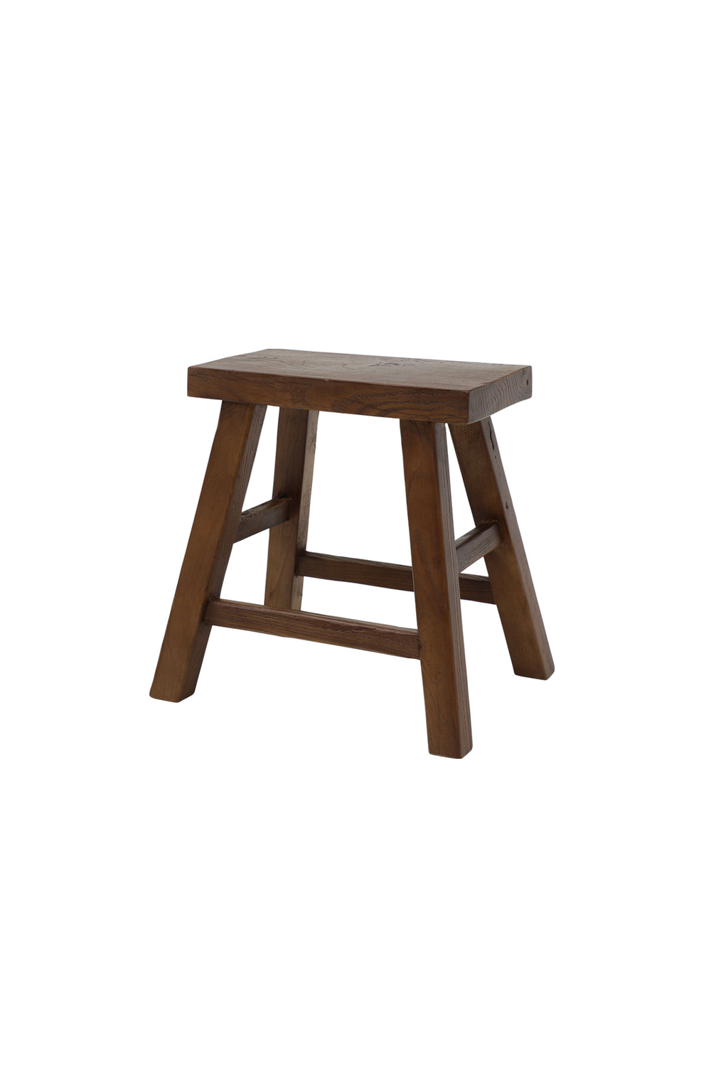 Parq Rectangle Stool - Walnut