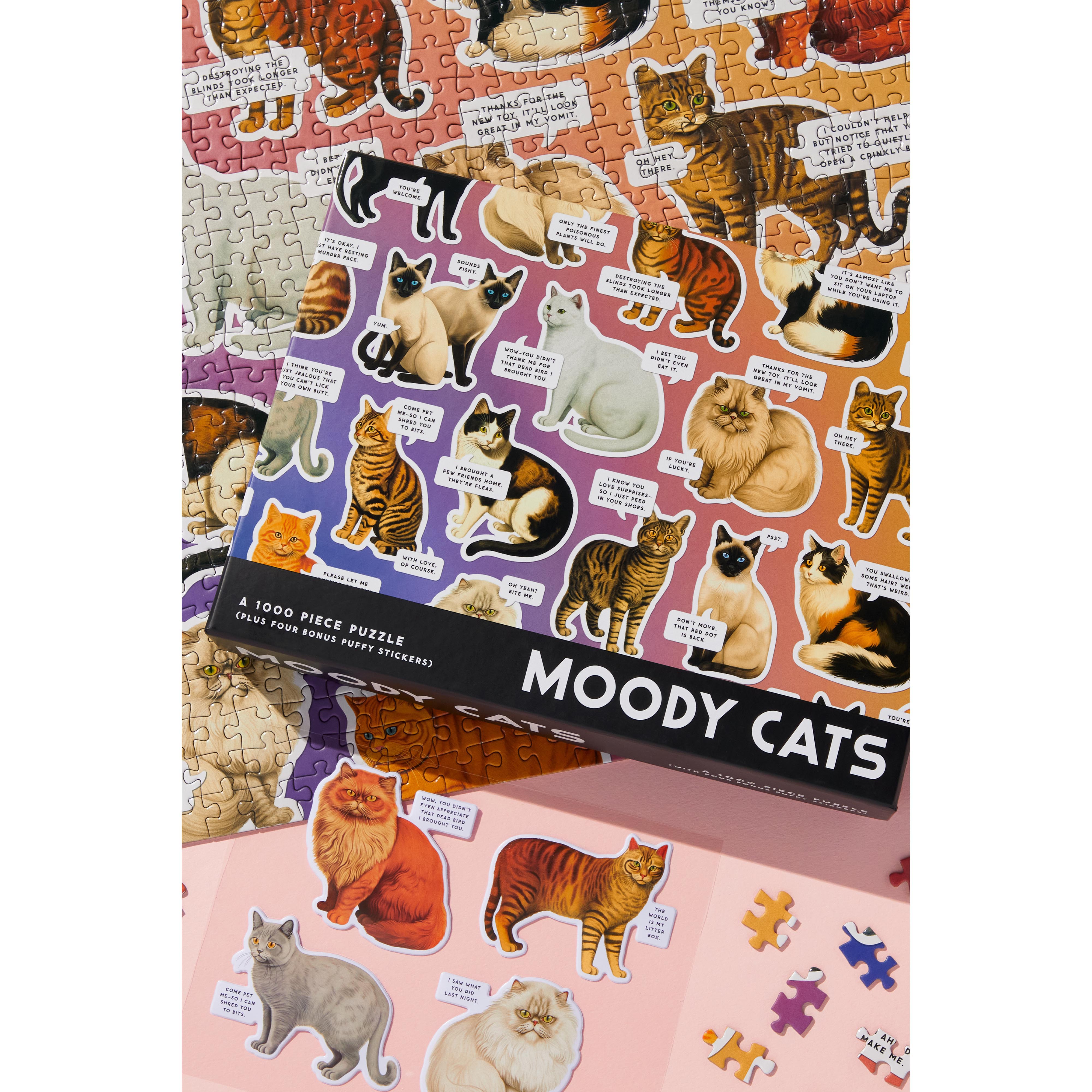 Moody Cats 1000 Piece Puzzle - 6