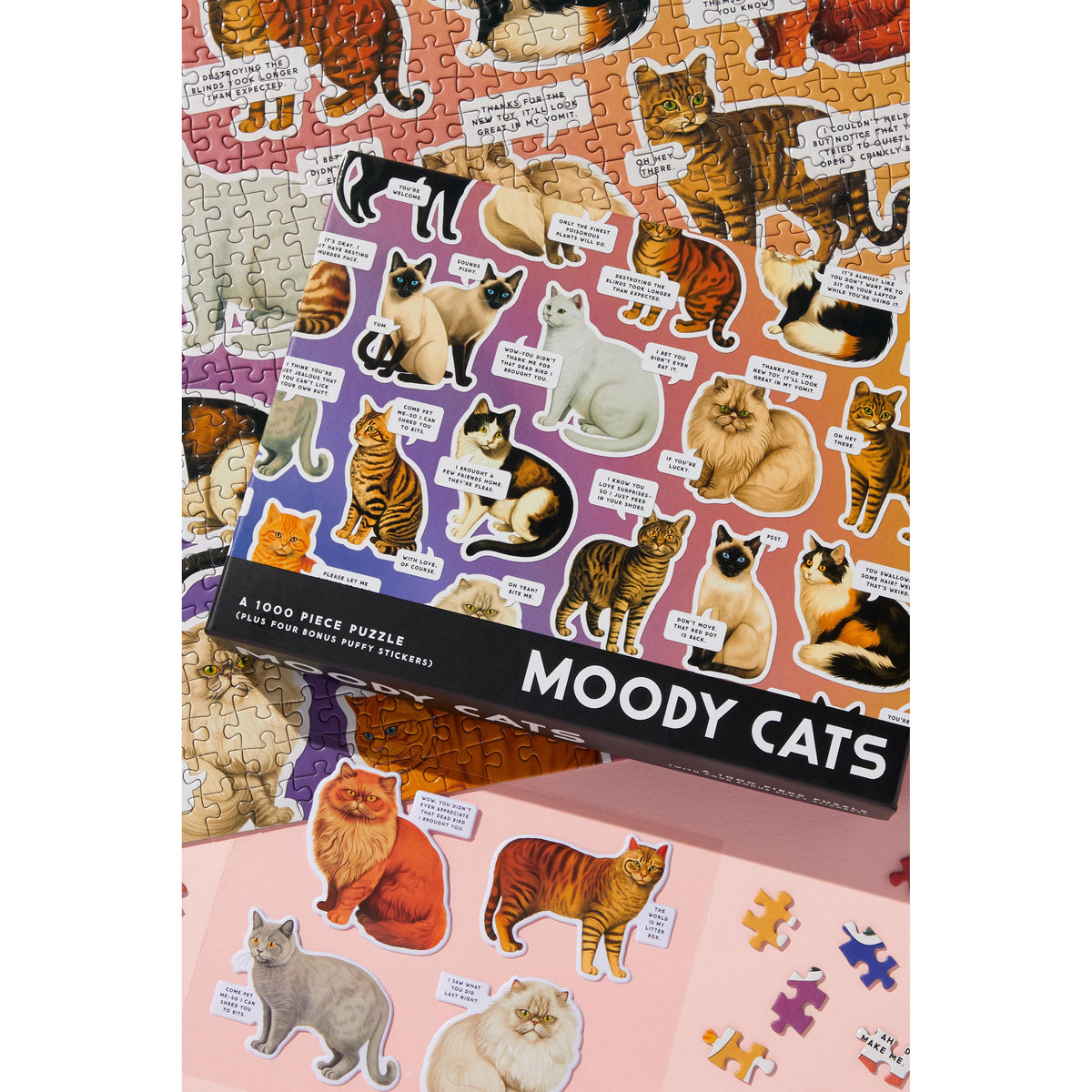 Moody Cats 1000 Piece Puzzle - 6