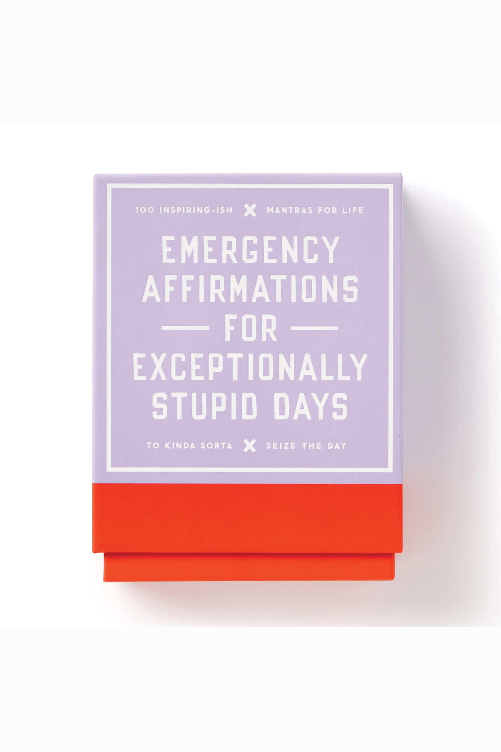 Emergency Affirmations for Exceptionally Stupid Days