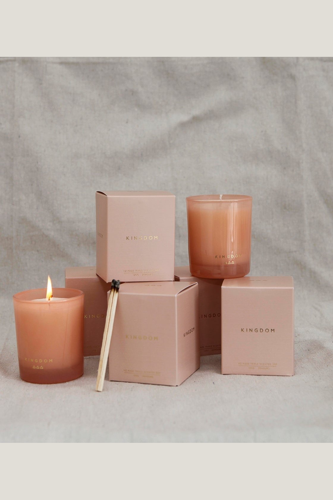 Kingdom Lemongrass & Lime Mini Series Soy Candle 120g lifestyle image 3