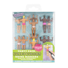 Hunky Buddies Party Pack Drink Markers - Set of 12 - 1
