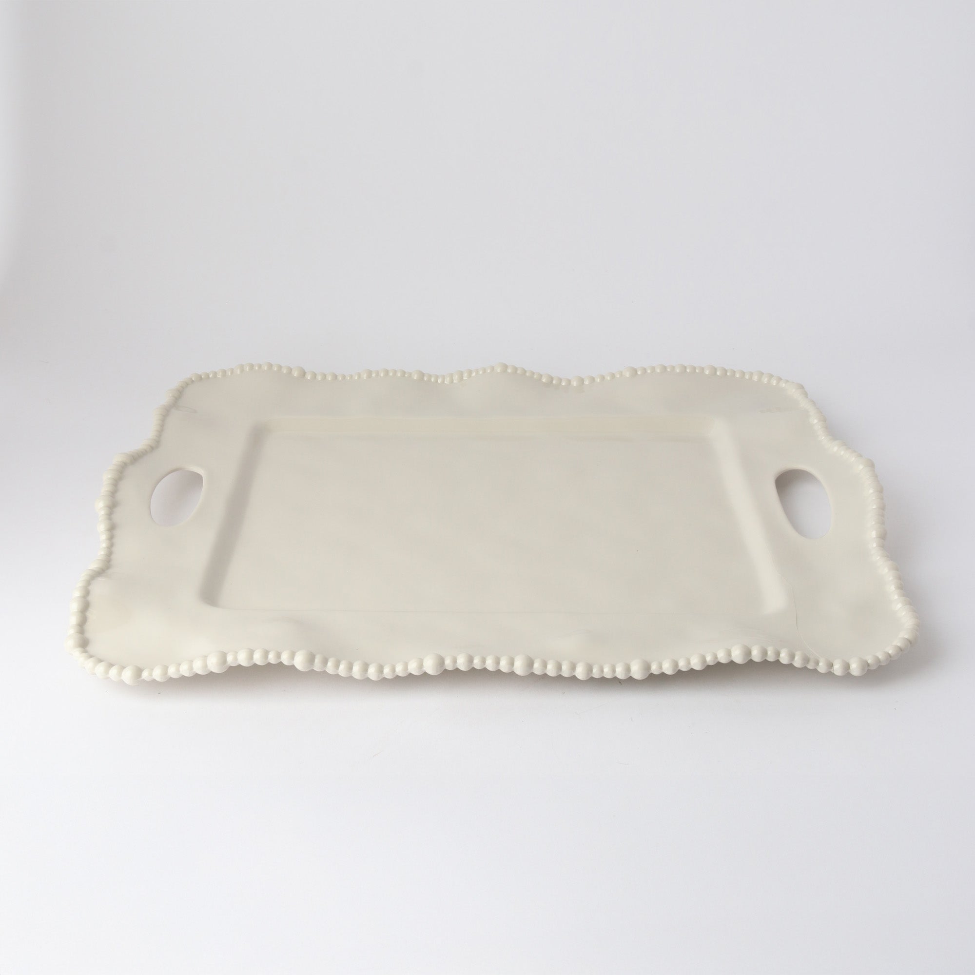 Le Forge Pearl Handle Melamine Tray 50cm - Sand