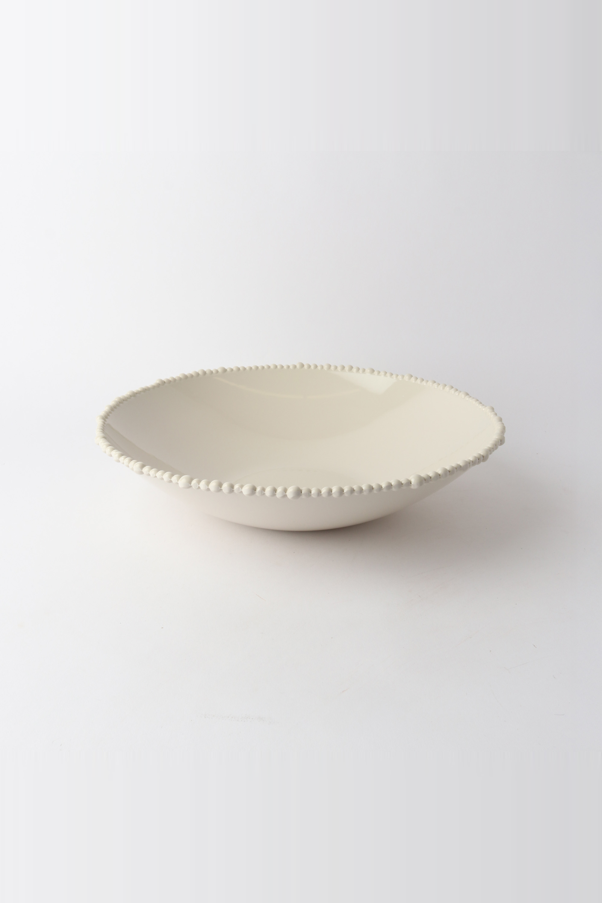 Melamine pearl tapered bowl in Sand