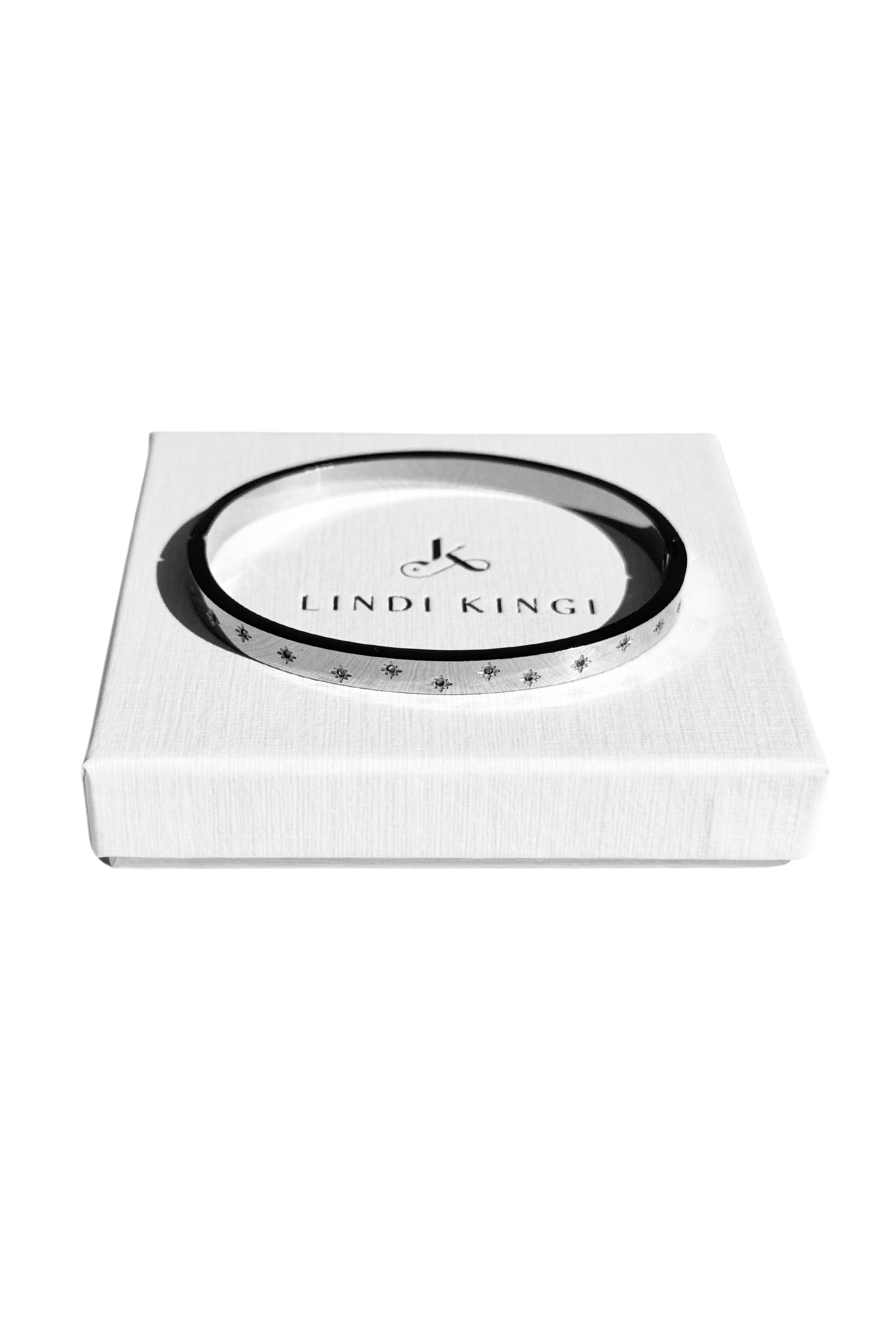 Lindi Kingi Vogue Bangle Silver