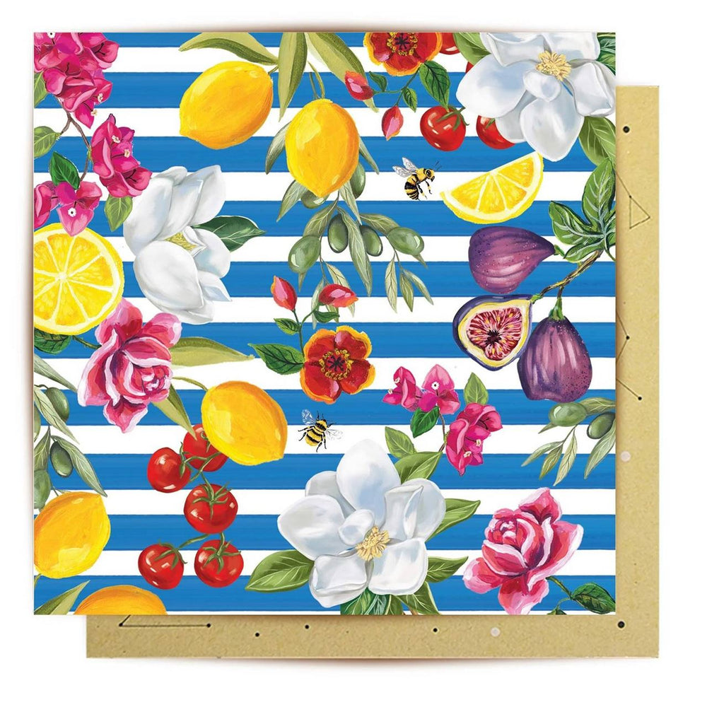 Mediterranean Summer Pattern Card