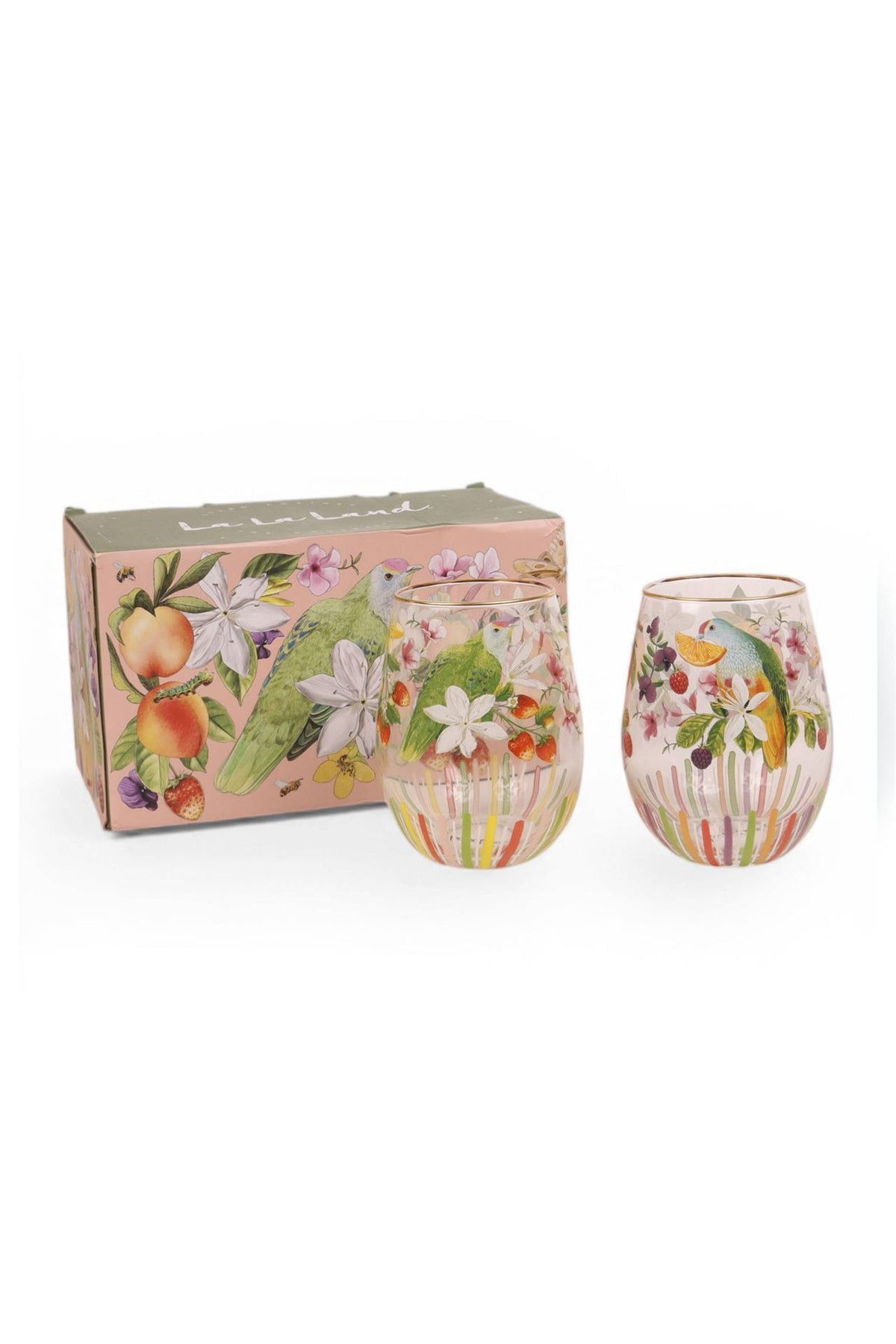 Bountiful Harvest Glass Tumblers - Set of 2