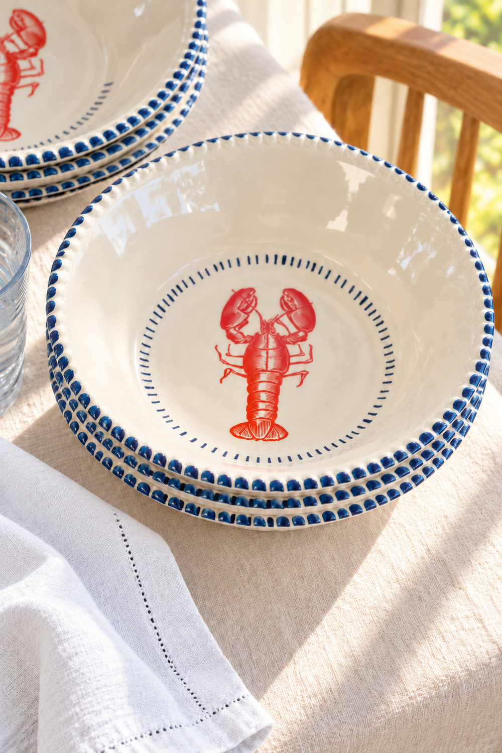Lobster Salad Bowl – Nautical Melamine