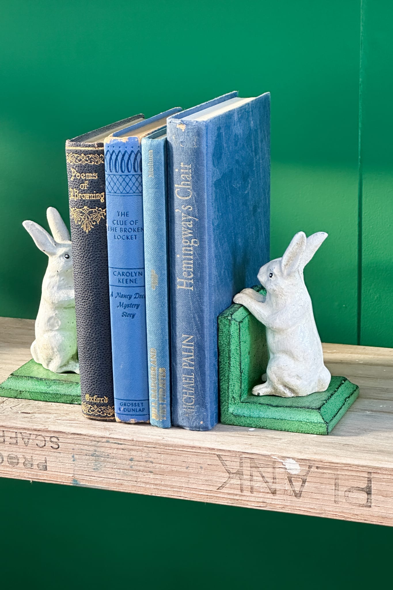 Bunny Bookends - Cast Iron - Magpie Style