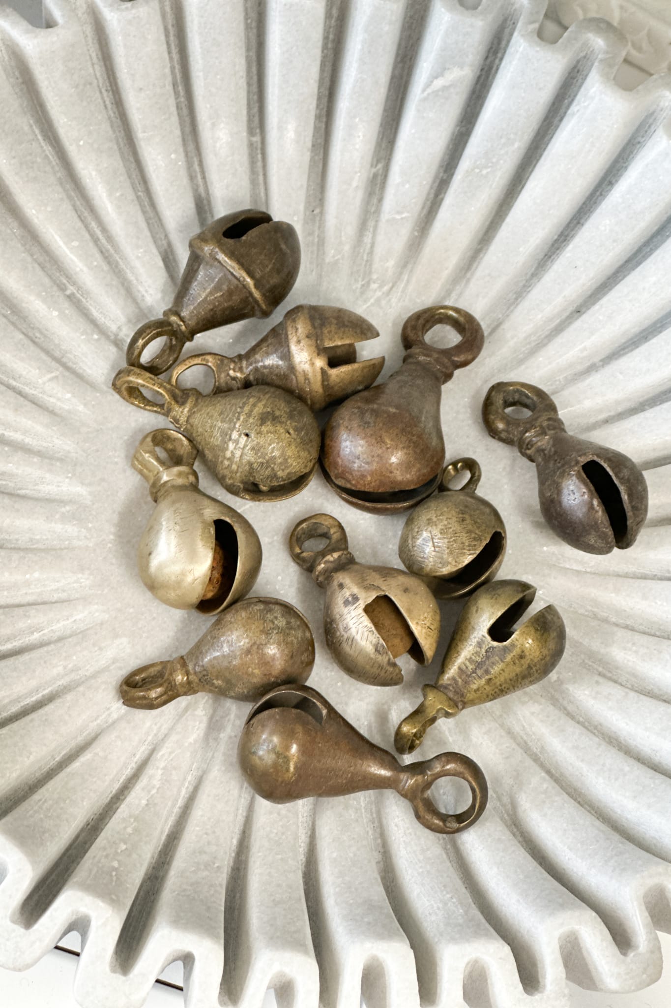 Vintage Brass Hindi Bells - Magpie Style