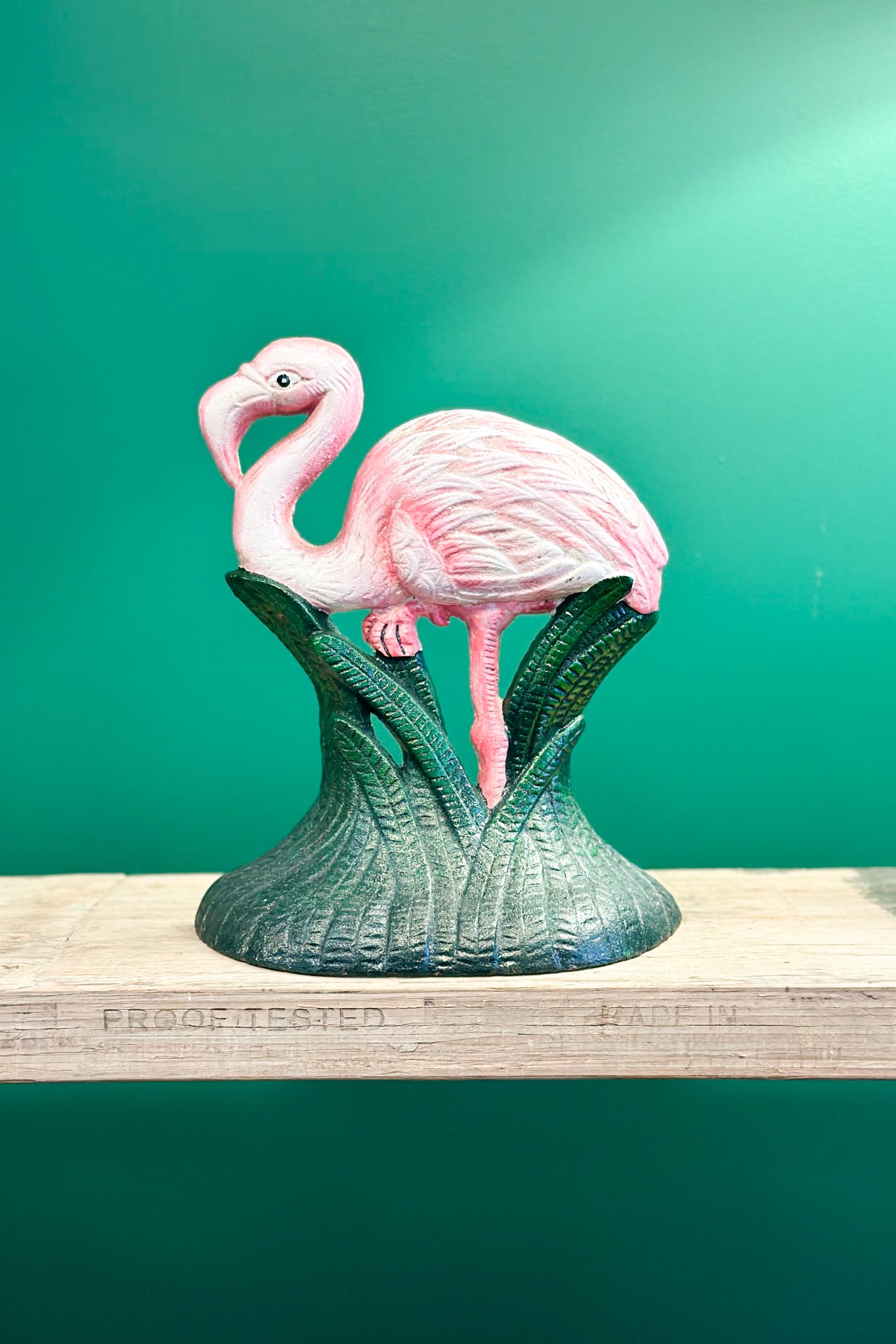 Cast Iron Flamingo Doorstop - Magpie Style