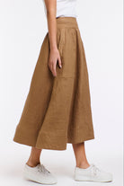 365 DAYS Marion Linen Skirt - Toffee, supplier photo 4