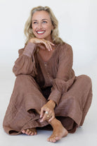 EADIE Mika Blouse - Clay - Magpie Style