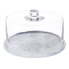 Nuvolo Marble Round Dome - Grey & Clear - 1