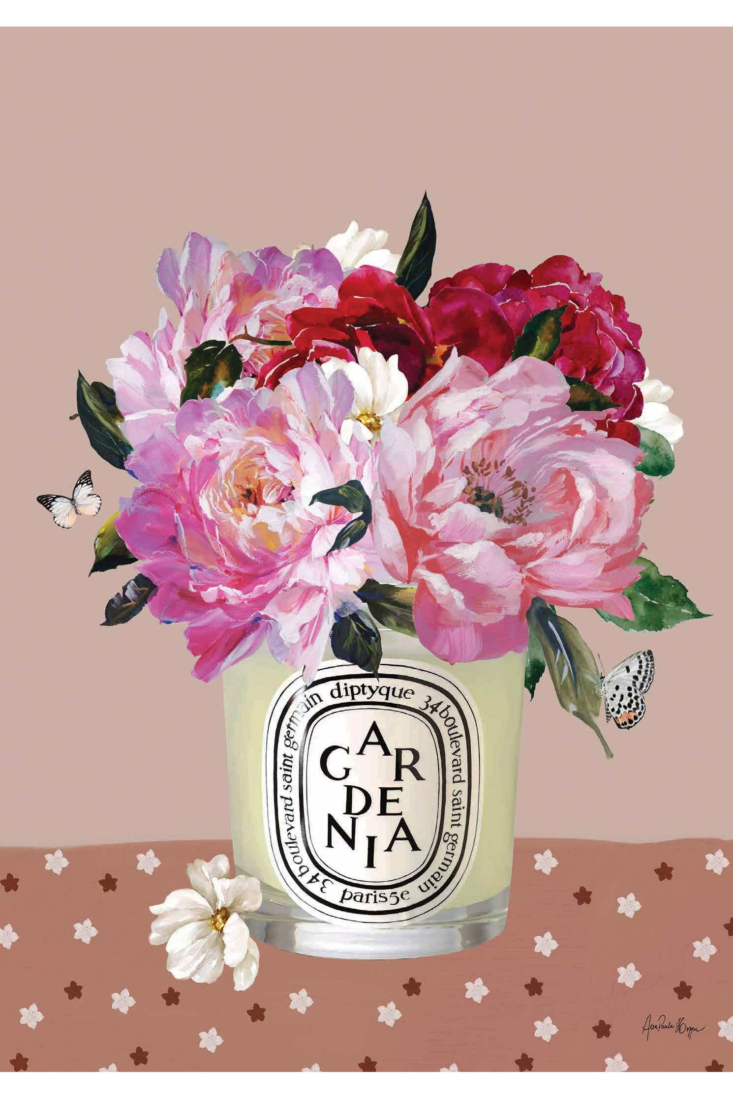 Card - Gardenia Candle