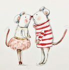 Card - Kissing Mice - original artwork
