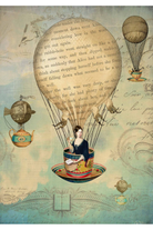 Card - Tea Balloon - complete artwork