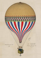 Card - Antique Air Balloon - original artwork