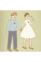 Card - Heartfelt Couple - complete artwork