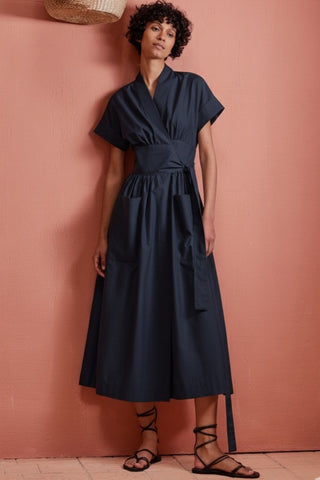 DEVOTION TWINS Gimena Long Dress - Navy