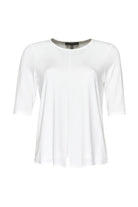 PAULA RYAN ESSENTIALS Box Pleat Half Sleeve Top - MicroModal - Paula Ryan