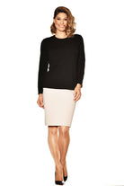 PAULA RYAN ESSENTIALS Easy Fit Long Sleeve Crew Neck Top - Merino - Paula Ryan