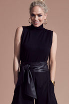 PAULA RYAN Slim Fit Sleeveless Polo - Merino - Paula Ryan