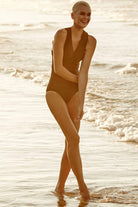 PAULA RYAN Cross Back Swimsuit - Paula Ryan