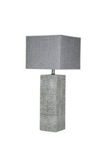 Ingalls Table Lamp - Cement & Gray Shade