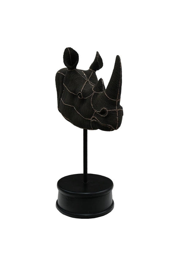 Patch Rhino Head - Natural - Magpie Style