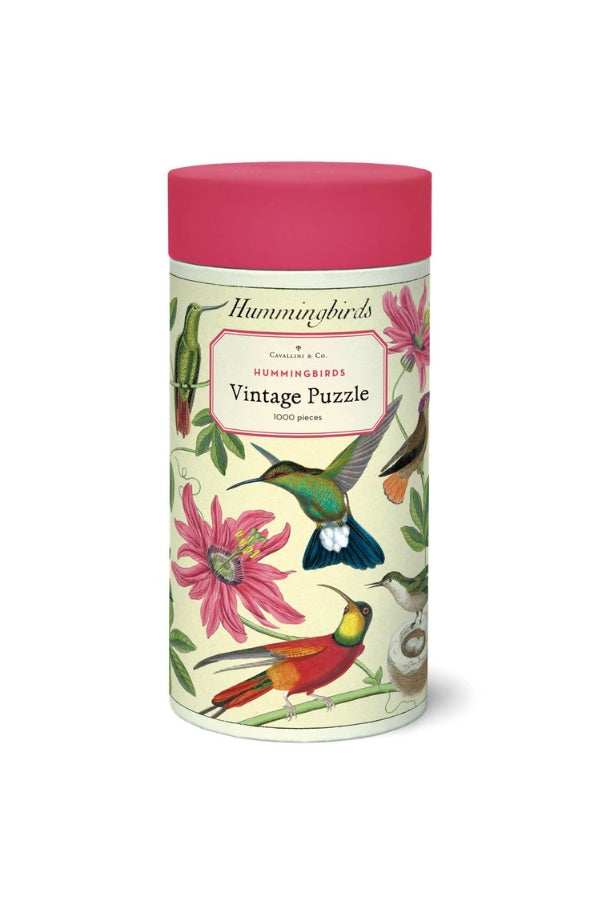 Cavallini & Co - Hummingbirds 1000 Piece Vintage Puzzle - Magpie Style