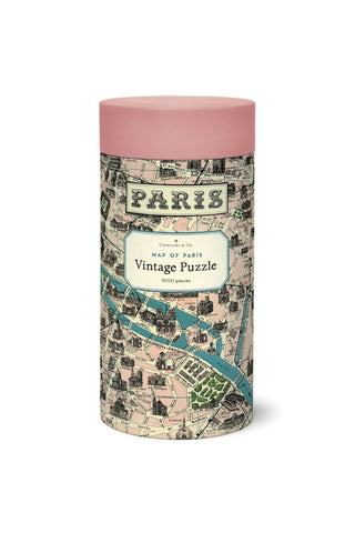 Cavallini & Co - Map Of Paris 1000 Piece Vintage Puzzle