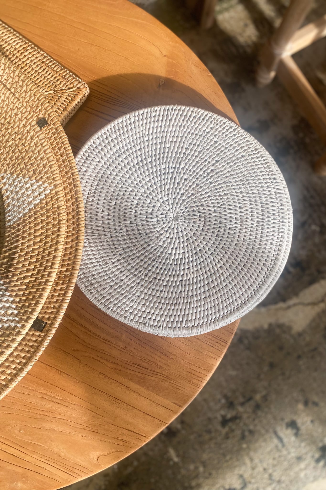 Geneva Round Placemat - Magpie Style