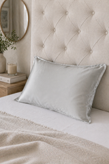 SILK SENSATION - Pillowcase - Silver