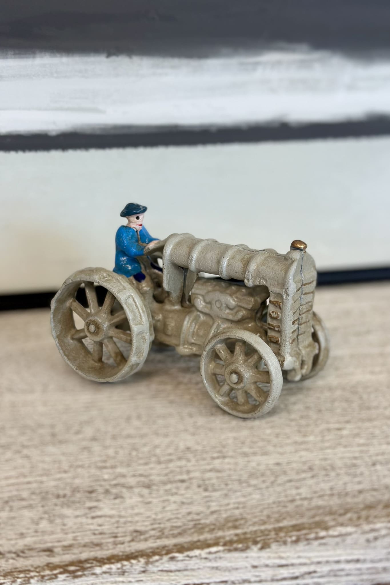 Cast Iron Tractor - Grey - Magpie Style