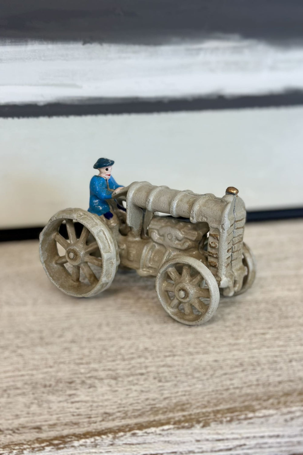 Cast Iron Tractor - Grey