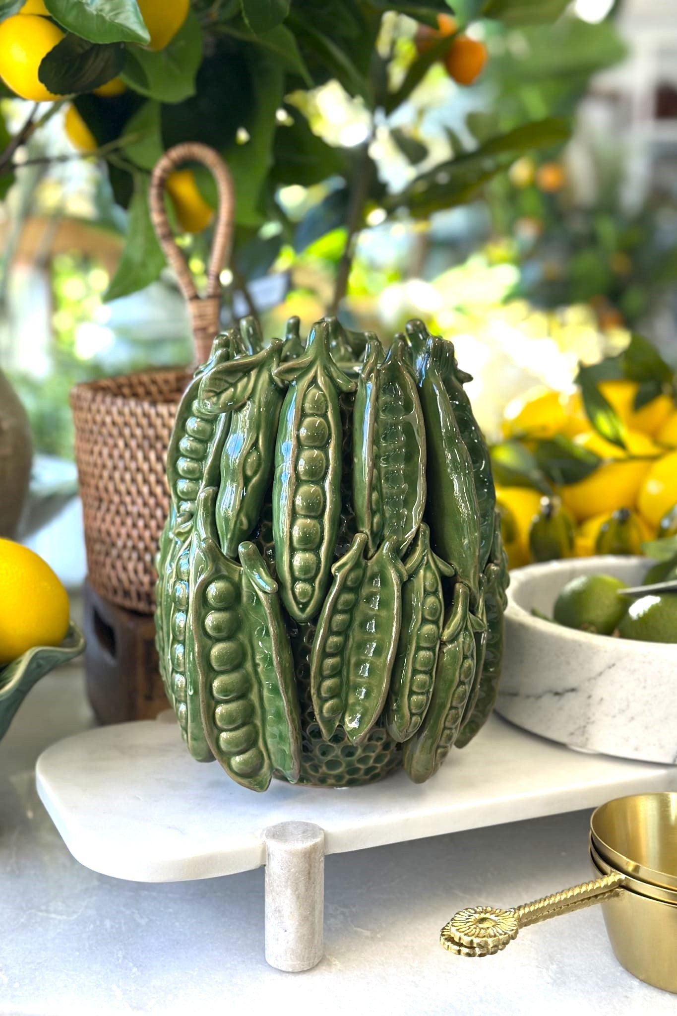 Tuscany Pea Vase - Magpie Style