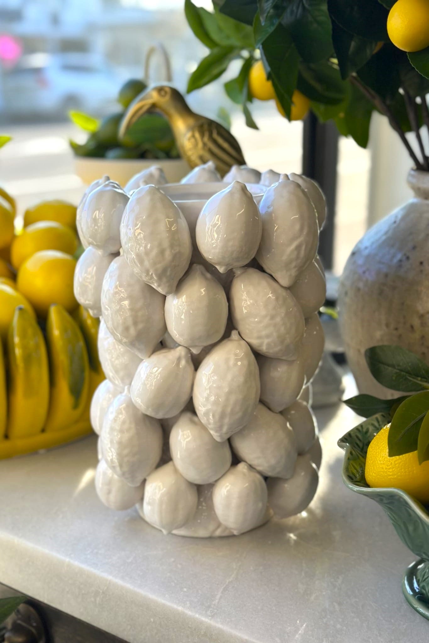 Sorento Lemon Vase - Magpie Style