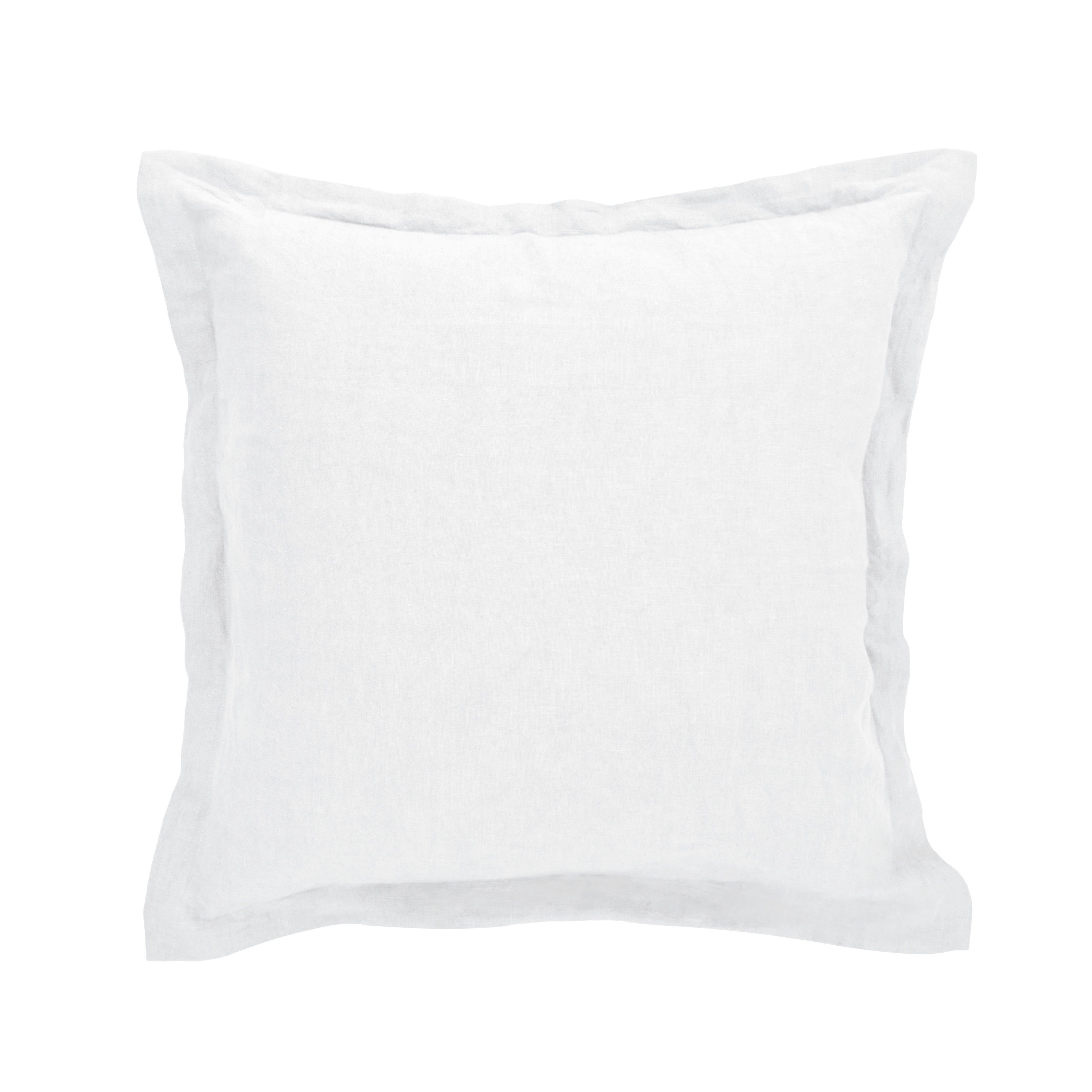 Cove Linen Cushion - White - 1