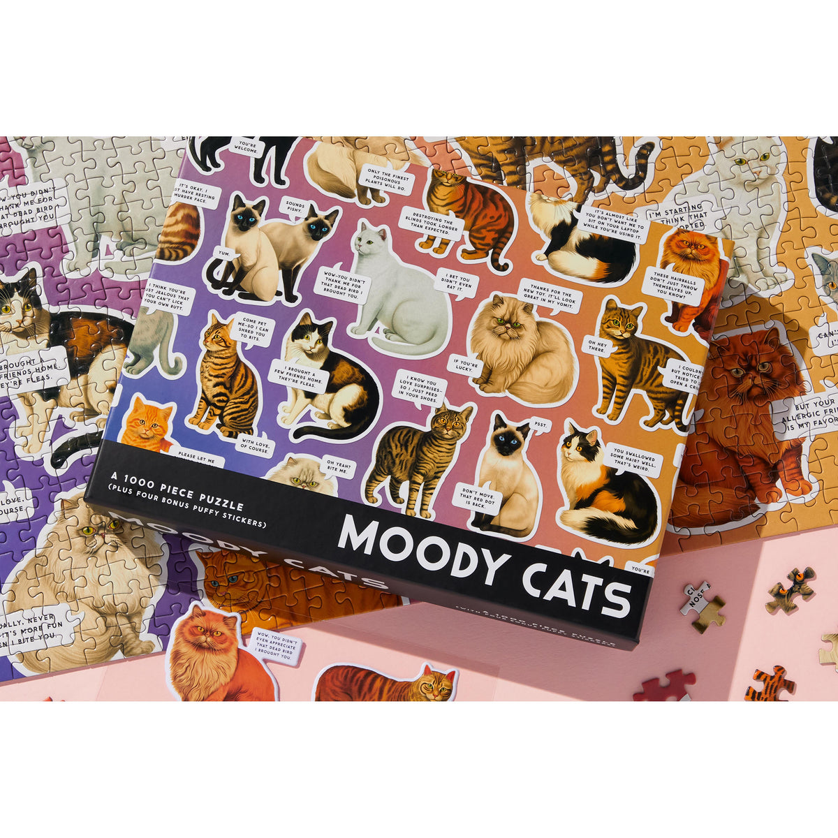 Moody Cats 1000 Piece Puzzle - 7