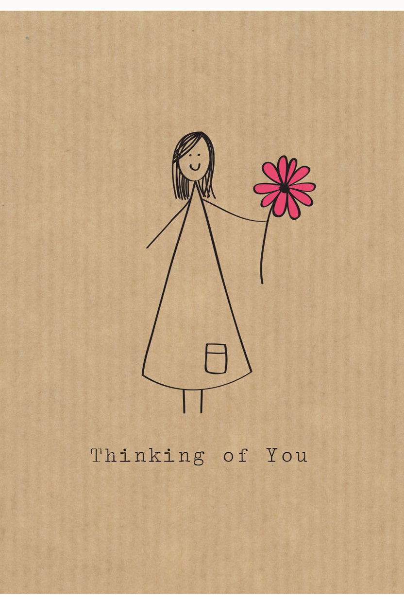 Card - Thinking of You Girl - EmKo - [product type] - Magpie Style