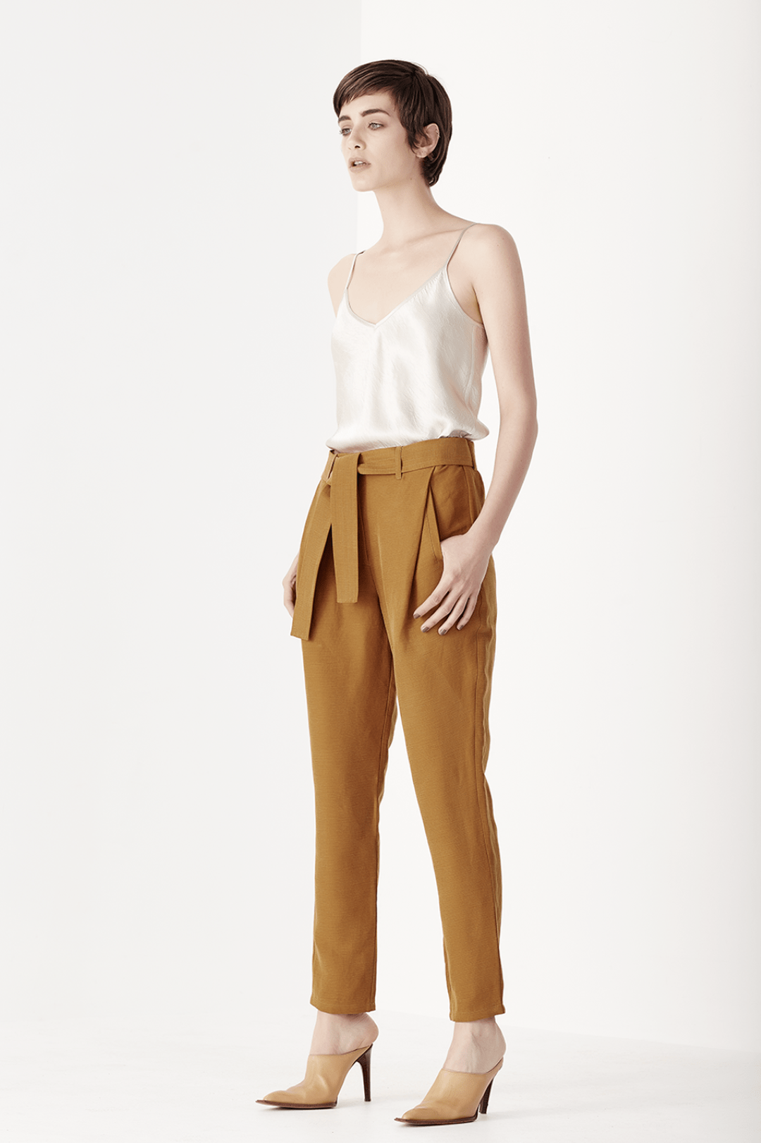 SHJARK Corsica Cami - Stone - Magpie Style