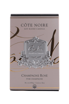COTE NOIRE Pink Champagne Candle - Silver 450g - Magpie Style