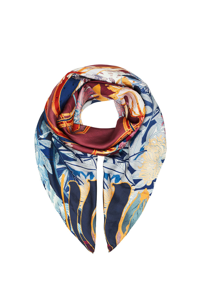 CAMILLA Large Square Scarf - Nouvea Nights - Magpie Style